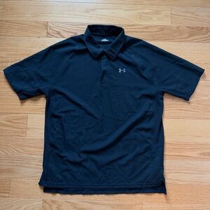 [MEN’S] Under Armour Black Polo Shirt